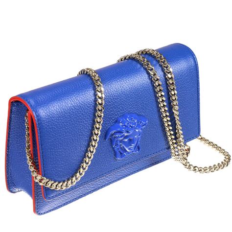 versace blue purse|authentic versace purses.